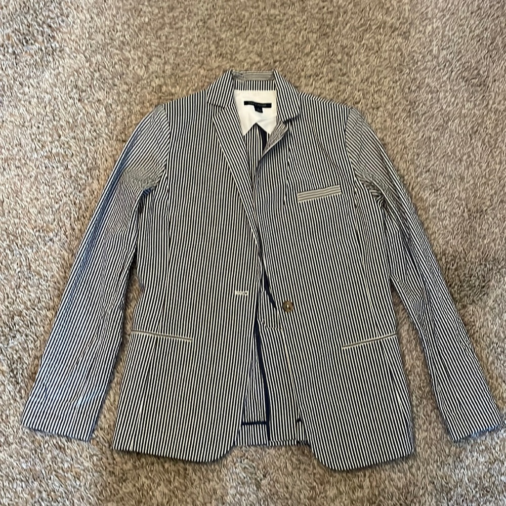 Tommy Hilfiger Blue Striped Blazer size 2